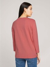 3/4 Arm Shirt mit Bio-Baumwolle - Frauen - dusty pastel pink 3/4 Arm Shirt mit Bio-Baumwolle - Frauen - dusty pastel pink - 2 - TOM TAILOR