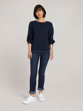 Basic Sweatshirt mit Bio-Baumwolle - Frauen - Sky Captain Blue Basic Sweatshirt mit Bio-Baumwolle - Frauen - Sky Captain Blue - 3 - TOM TAILOR