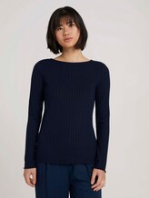 Ripp Langarmshirt - Frauen - Sky Captain Blue Ripp Langarmshirt - Frauen - Sky Captain Blue - 1 - TOM TAILOR