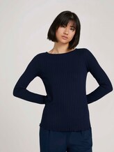 Ripp Langarmshirt - Frauen - Sky Captain Blue Ripp Langarmshirt - Frauen - Sky Captain Blue - 5 - TOM TAILOR