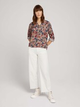 Gedessineerde henleyblouse met LENZING™ ECOVERO™ - Vrouwen - pink big floral design Gedessineerde henleyblouse met LENZING™ ECOVERO™ - Vrouwen - pink big floral design - 3 - TOM TAILOR