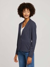 Gestructureerde blazer - Vrouwen - navy twill structure Gestructureerde blazer - Vrouwen - navy twill structure - 1 - TOM TAILOR