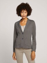 Geruite Slim Fit-blazer - Vrouwen - navy beige houndstooth Geruite Slim Fit-blazer - Vrouwen - navy beige houndstooth - 1 - TOM TAILOR