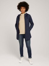 Fleecejack met capuchon - Vrouwen - navy twill structure Fleecejack met capuchon - Vrouwen - navy twill structure - 3 - TOM TAILOR