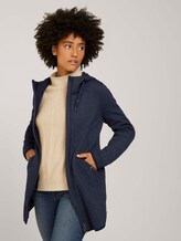 Fleecejack met capuchon - Vrouwen - navy twill structure Fleecejack met capuchon - Vrouwen - navy twill structure - 5 - TOM TAILOR