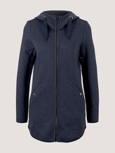 Fleecejack met capuchon - Vrouwen - navy twill structure Fleecejack met capuchon - Vrouwen - navy twill structure - 7 - TOM TAILOR