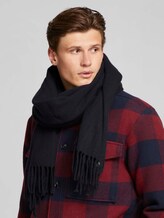 Schal mit Fransen - Männer - Sky Captain Blue Schal mit Fransen - Männer - Sky Captain Blue - 5 - TOM TAILOR Denim