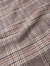 Scarf with fringes - Men - beige brown check Scarf with fringes - Men - beige brown check - 9 - TOM TAILOR Denim