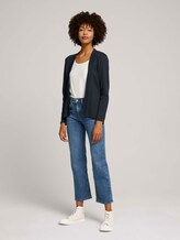 Rib shirt cardigan with organic cotton - Women - Sky Captain Blue Rib shirt cardigan with organic cotton - Women - Sky Captain Blue - 3 - TOM TAILOR