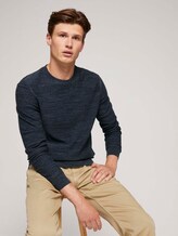Pullover in Melange-Optik - Männer - anthra grey melange Pullover in Melange-Optik - Männer - anthra grey melange - 5 - TOM TAILOR Denim