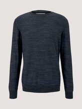 Pullover in Melange-Optik - Männer - anthra grey melange Pullover in Melange-Optik - Männer - anthra grey melange - 7 - TOM TAILOR Denim