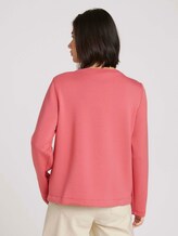 Sweatshirt met trekkoord - Vrouwen - cozy pink Sweatshirt met trekkoord - Vrouwen - cozy pink - 2 - TOM TAILOR