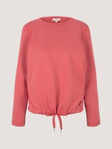 Sweatshirt met trekkoord - Vrouwen - cozy pink Sweatshirt met trekkoord - Vrouwen - cozy pink - 7 - TOM TAILOR