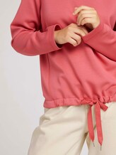 Sweatshirt met trekkoord - Vrouwen - cozy pink Sweatshirt met trekkoord - Vrouwen - cozy pink - 9 - TOM TAILOR