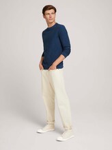 strukturierter Pullover mit Bio-Baumwolle - Männer - petrol navy mouline strukturierter Pullover mit Bio-Baumwolle - Männer - petrol navy mouline - 3 - TOM TAILOR Denim