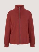 Sweatjacke mit Stehkragen - Frauen - dark maroon red Sweatjacke mit Stehkragen - Frauen - dark maroon red - 7 - TOM TAILOR