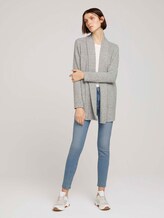 Cardigan in Melange-Optik - Frauen - Light Silver Grey Mélange Cardigan in Melange-Optik - Frauen - Light Silver Grey Mélange - 3 - TOM TAILOR Denim