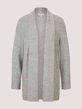Cardigan in Melange-Optik - Frauen - Light Silver Grey Mélange Cardigan in Melange-Optik - Frauen - Light Silver Grey Mélange - 7 - TOM TAILOR Denim