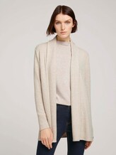 Cardigan in Melange-Optik - Frauen - cozy beige melange Cardigan in Melange-Optik - Frauen - cozy beige melange - 1 - TOM TAILOR Denim
