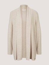 Cardigan in Melange-Optik - Frauen - cozy beige melange Cardigan in Melange-Optik - Frauen - cozy beige melange - 7 - TOM TAILOR Denim