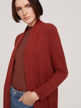 Cardigan in Melange-Optik - Frauen - rust orange melange Cardigan in Melange-Optik - Frauen - rust orange melange - 9 - TOM TAILOR Denim