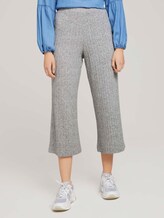 Culotte Relaxed Hose - Frauen - Light Silver Grey Mélange Culotte Relaxed Hose - Frauen - Light Silver Grey Mélange - 1 - TOM TAILOR Denim