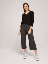 Culotte Relaxed Broek - Vrouwen - Shale Grey Melange Culotte Relaxed Broek - Vrouwen - Shale Grey Melange - 3 - TOM TAILOR Denim