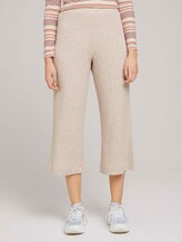 Culotte Relaxed Hose - Frauen - cozy beige melange Culotte Relaxed Hose - Frauen - cozy beige melange - 1 - TOM TAILOR Denim