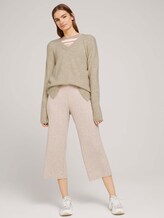 Culotte Relaxed Hose - Frauen - cozy beige melange Culotte Relaxed Hose - Frauen - cozy beige melange - 3 - TOM TAILOR Denim