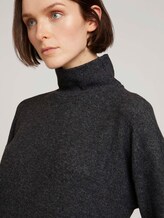 Kleid mit Rollkragen - Frauen - Shale Grey Melange Kleid mit Rollkragen - Frauen - Shale Grey Melange - 9 - TOM TAILOR Denim