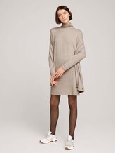 Kleid mit Rollkragen - Frauen - cozy beige melange Kleid mit Rollkragen - Frauen - cozy beige melange - 3 - TOM TAILOR Denim