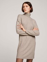 Kleid mit Rollkragen - Frauen - cozy beige melange Kleid mit Rollkragen - Frauen - cozy beige melange - 5 - TOM TAILOR Denim