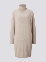 Kleid mit Rollkragen - Frauen - cozy beige melange Kleid mit Rollkragen - Frauen - cozy beige melange - 7 - TOM TAILOR Denim
