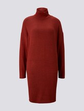Kleid mit Rollkragen - Frauen - rust orange melange Kleid mit Rollkragen - Frauen - rust orange melange - 7 - TOM TAILOR Denim