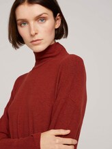 Kleid mit Rollkragen - Frauen - rust orange melange Kleid mit Rollkragen - Frauen - rust orange melange - 9 - TOM TAILOR Denim