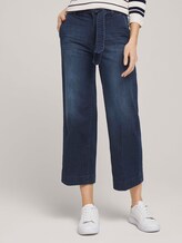 Culotte Jeans mit Stretch - Frauen - dark blue denim Culotte Jeans mit Stretch - Frauen - dark blue denim - 1 - TOM TAILOR