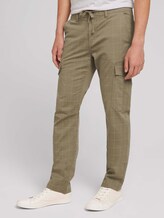 Slim-cargobroek - Mannen - khaki soft check print Slim-cargobroek - Mannen - khaki soft check print - 11 - TOM TAILOR Denim