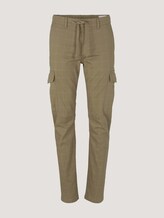 Slim-cargobroek - Mannen - khaki soft check print Slim-cargobroek - Mannen - khaki soft check print - 7 - TOM TAILOR Denim