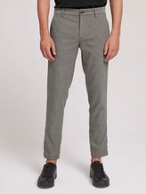 Slim Chino-broek - Mannen - grey herringbone structure Slim Chino-broek - Mannen - grey herringbone structure - 1 - TOM TAILOR Denim