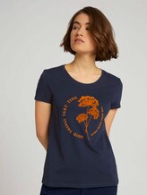 T-Shirt mit Print - Frauen - Sky Captain Blue T-Shirt mit Print - Frauen - Sky Captain Blue - 1 - TOM TAILOR Denim