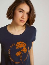 T-Shirt mit Print - Frauen - Sky Captain Blue T-Shirt mit Print - Frauen - Sky Captain Blue - 9 - TOM TAILOR Denim