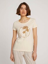 T-Shirt mit Print - Frauen - soft creme beige T-Shirt mit Print - Frauen - soft creme beige - 1 - TOM TAILOR Denim