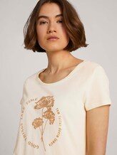 T-Shirt mit Print - Frauen - soft creme beige T-Shirt mit Print - Frauen - soft creme beige - 9 - TOM TAILOR Denim