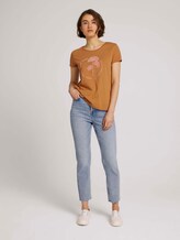T-Shirt mit Print - Frauen - soft camel T-Shirt mit Print - Frauen - soft camel - 3 - TOM TAILOR Denim