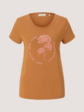 T-Shirt mit Print - Frauen - soft camel T-Shirt mit Print - Frauen - soft camel - 7 - TOM TAILOR Denim