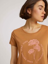 T-Shirt mit Print - Frauen - soft camel T-Shirt mit Print - Frauen - soft camel - 9 - TOM TAILOR Denim