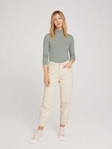 Langarmshirt mit LENZING™ ECOVERO™ - Frauen - soft greyish green Langarmshirt mit LENZING™ ECOVERO™ - Frauen - soft greyish green - 3 - TOM TAILOR Denim
