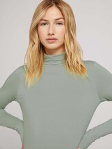 Langarmshirt mit LENZING™ ECOVERO™ - Frauen - soft greyish green Langarmshirt mit LENZING™ ECOVERO™ - Frauen - soft greyish green - 9 - TOM TAILOR Denim