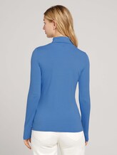 Langarmshirt mit LENZING™ ECOVERO™ - Frauen - sicilian blue Langarmshirt mit LENZING™ ECOVERO™ - Frauen - sicilian blue - 2 - TOM TAILOR Denim