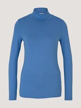 Langarmshirt mit LENZING™ ECOVERO™ - Frauen - sicilian blue Langarmshirt mit LENZING™ ECOVERO™ - Frauen - sicilian blue - 7 - TOM TAILOR Denim